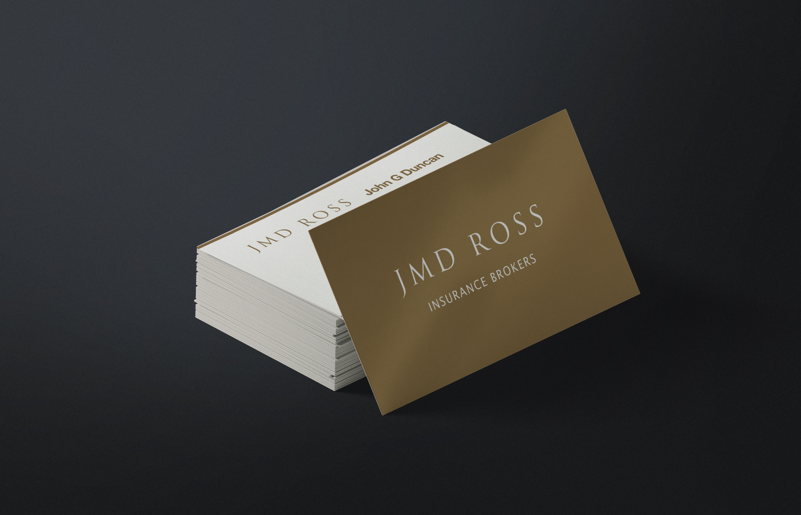 JMD Ross Insurance Brokers Business Cards
