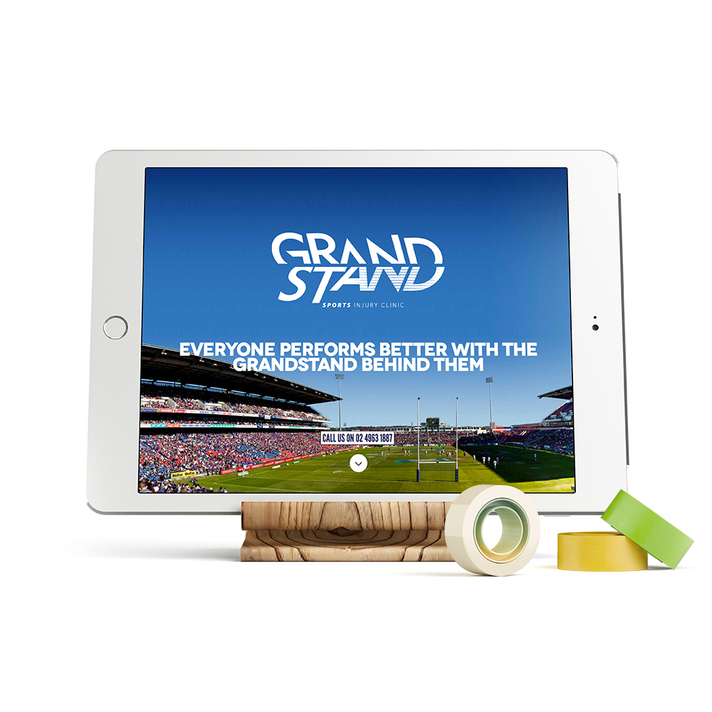 Grandstand Sports Injury Clinic Website