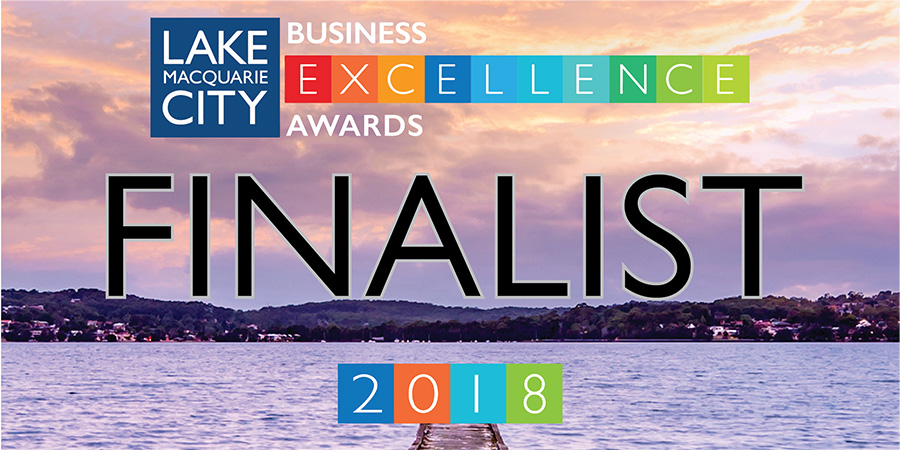 We're Finalists for Lake Macquarie City Business Excellence Awards