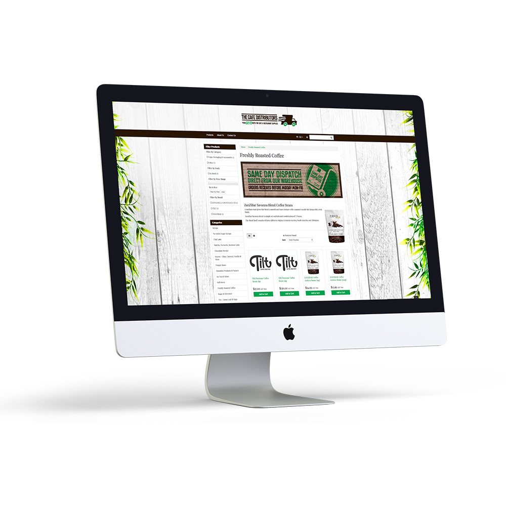 The Cafe Distributors Website