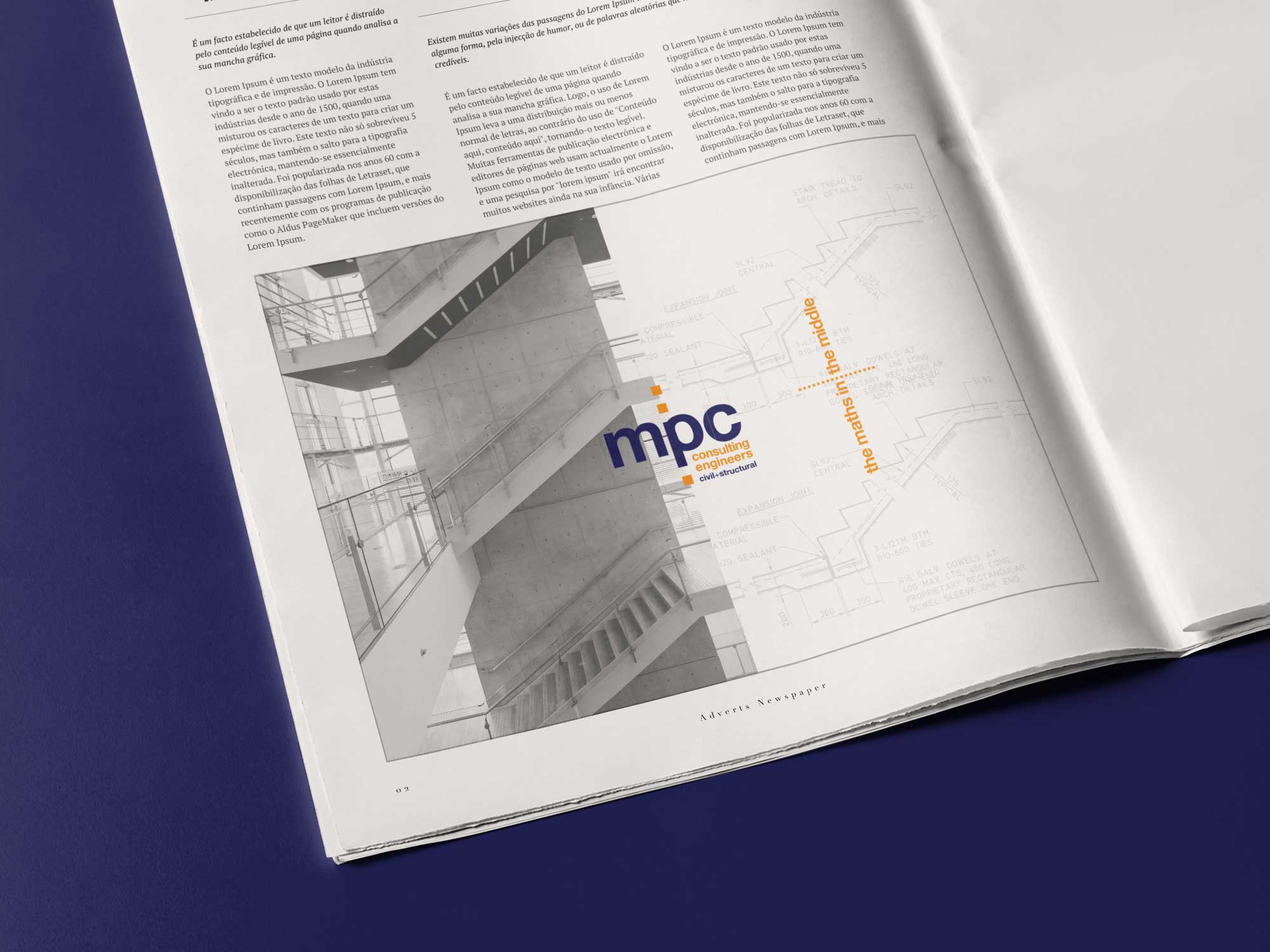 MPC Consulting Engineers Newspaper Advert