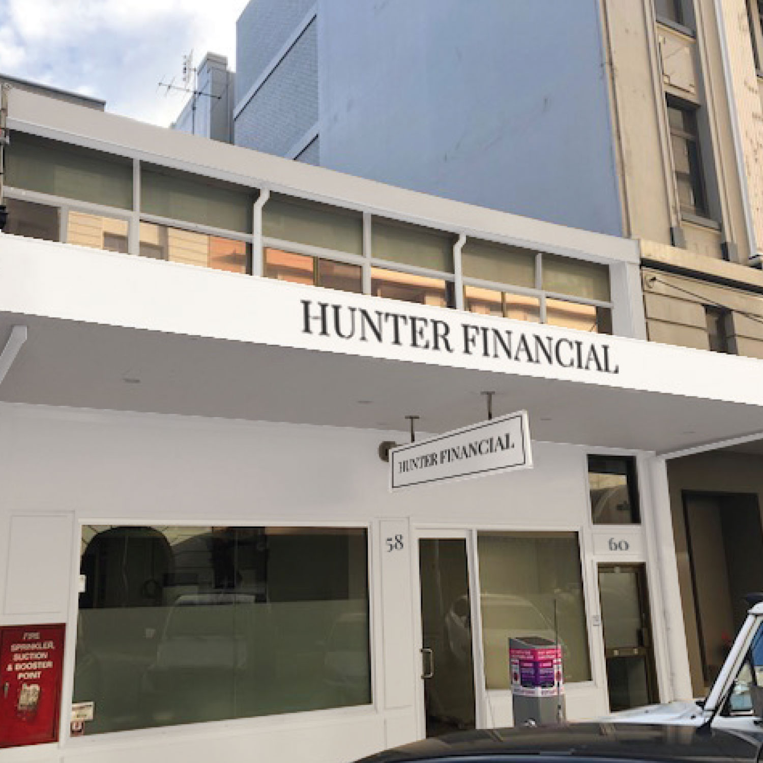 Hunter Financial Signage