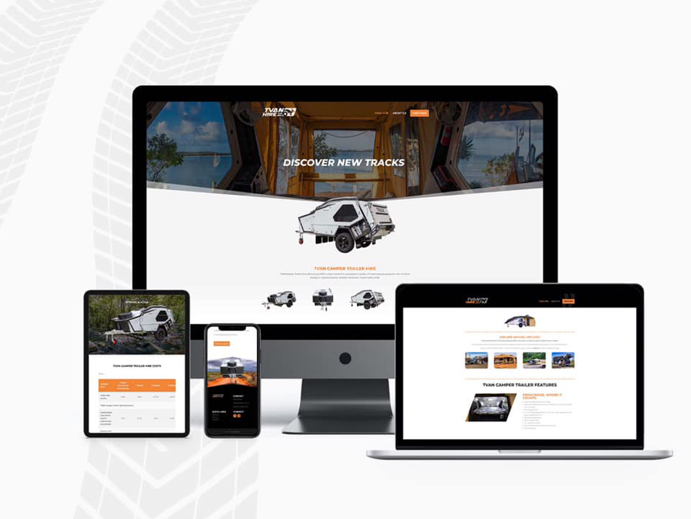 Website Design for Tvan Hire
