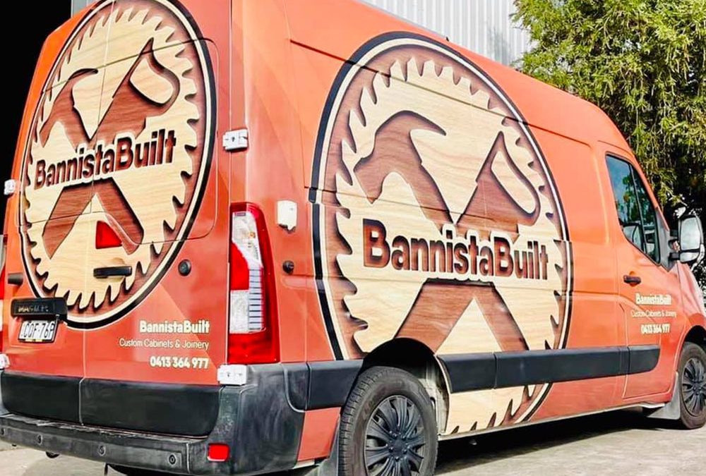 Vehicle Signage Design for Bannista Built