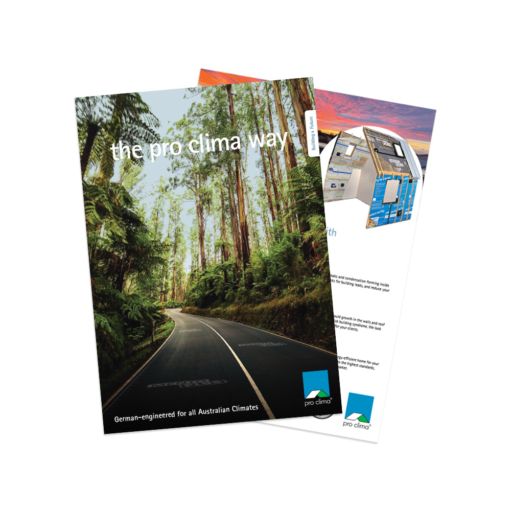 Pro Clima Front Brochure Builder Target Market