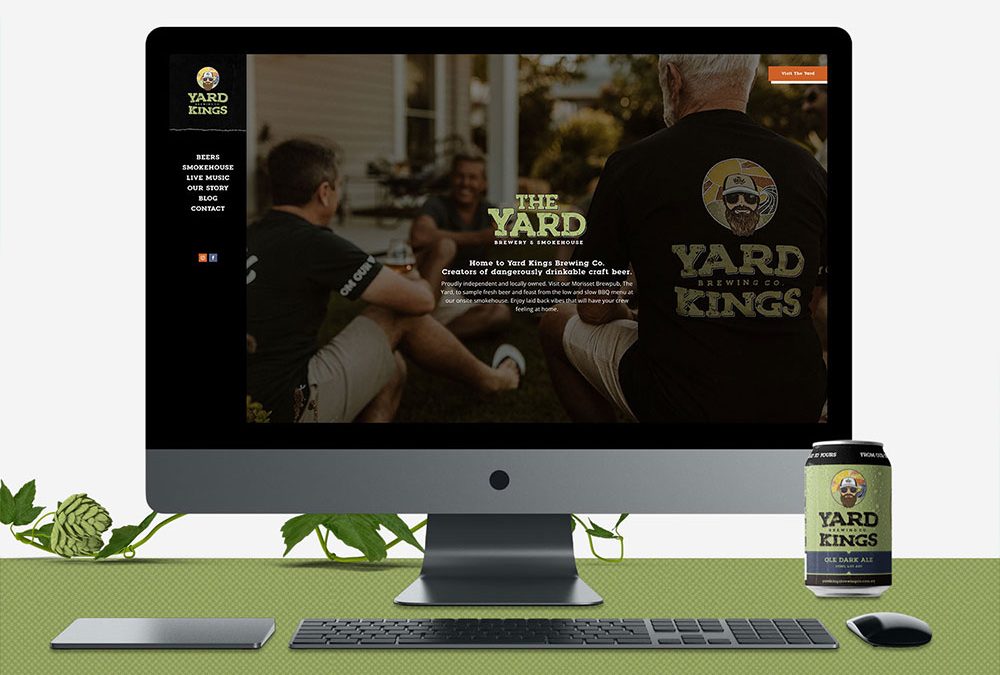 Website Design for Yard Kings Brewing Co.