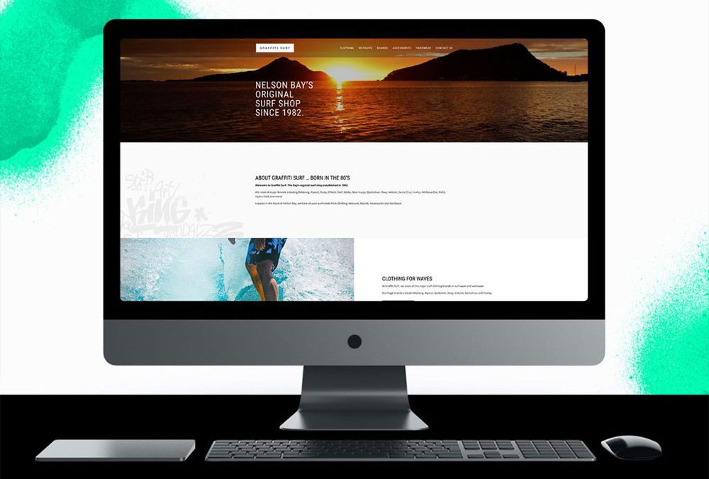 Website Design for Graffiti Surf