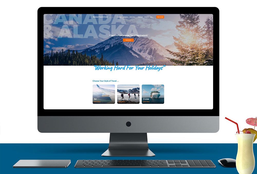 Website Design for Swansea Travel & Cruise