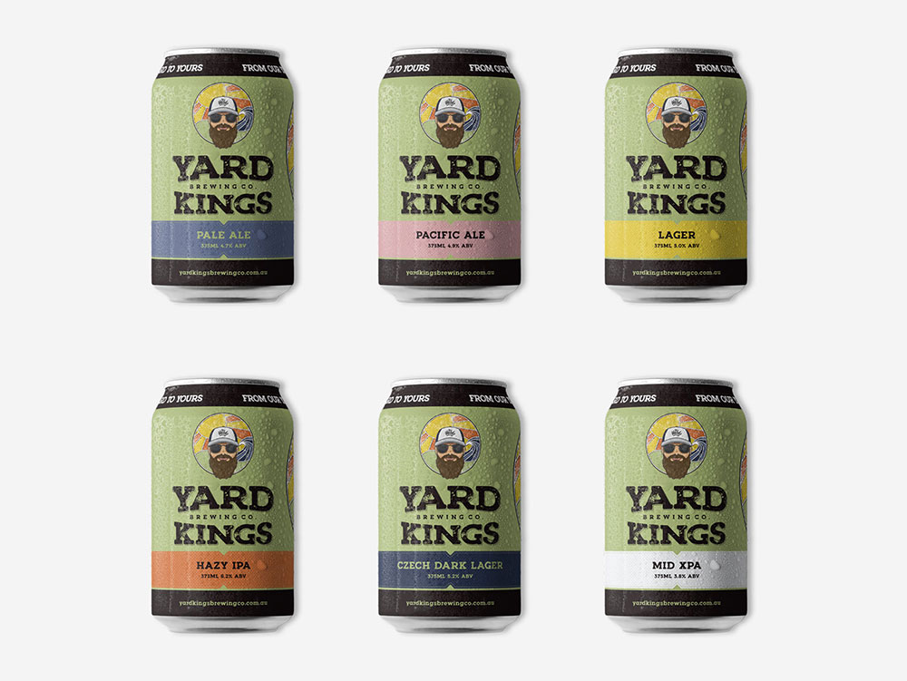 Yard Kings Brewing Co. Beer Cans
