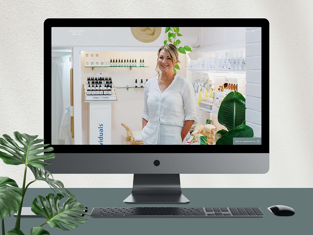 Website Design for Elysium Skin Studio