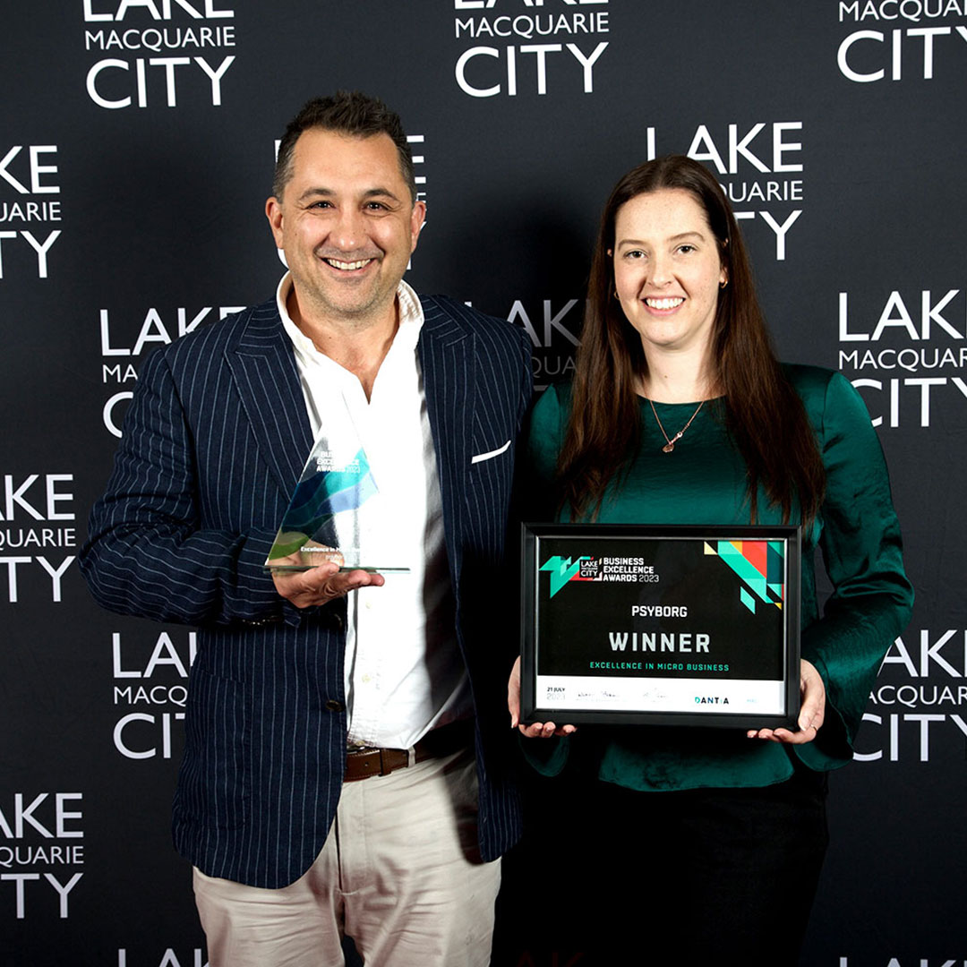 psyborg® Wins 'Excellence in Micro Business' at the 2023 Lake Macquarie Business Excellence Awards