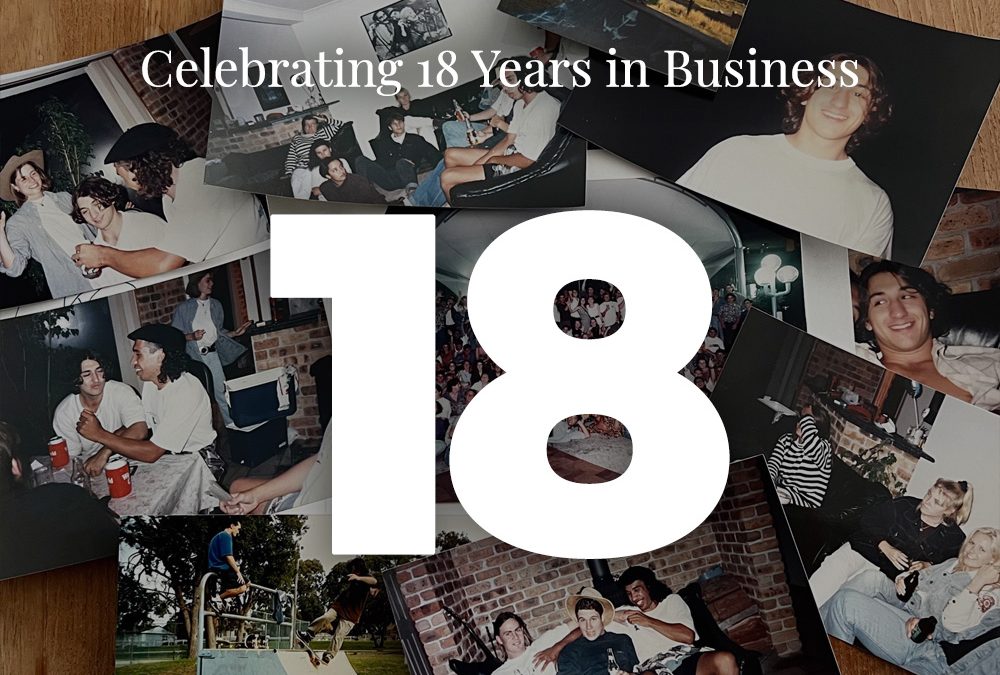 Celebrating 18 Years in Business