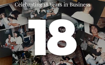 Celebrating 18 Years in Business