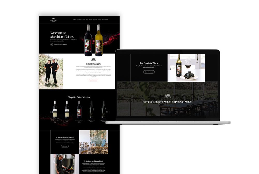 Website Design for Murchison Wines