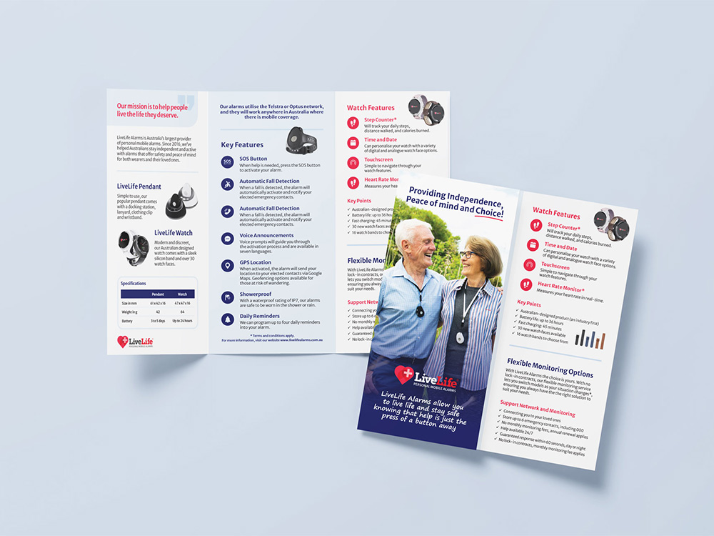 Brand Design for LiveLife Alarms