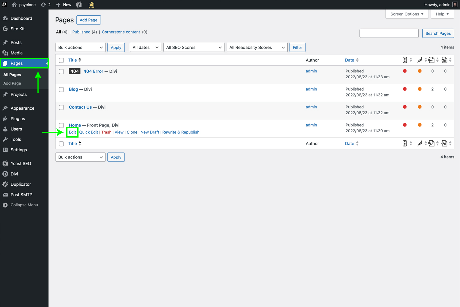 How to Update Any Page in Divi Using the Visual Builder