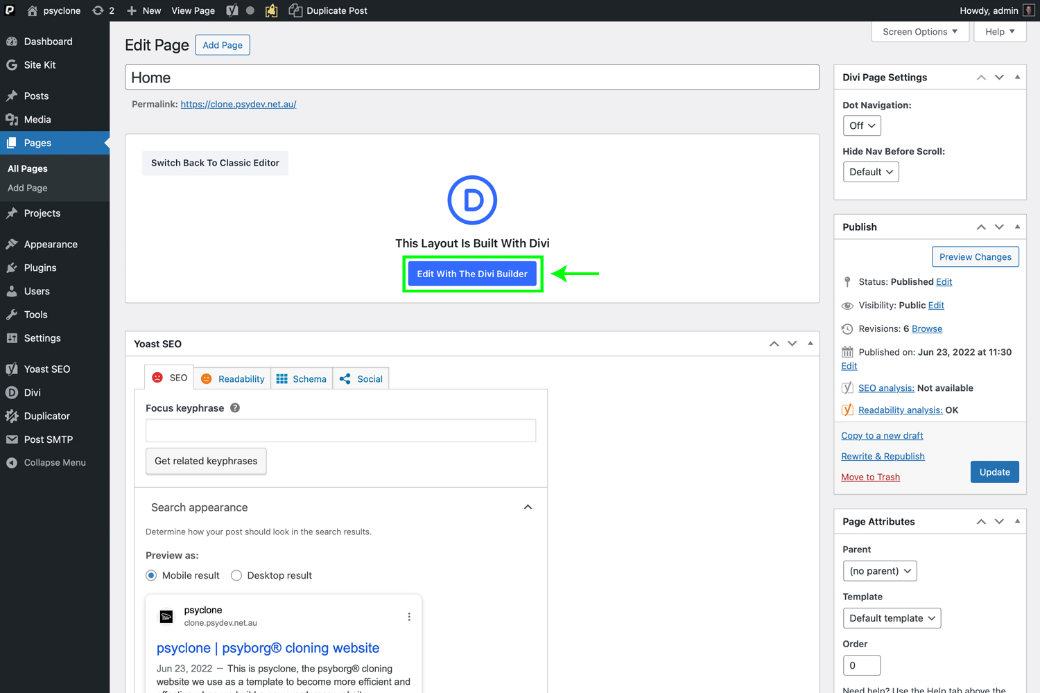 How to Update Any Page in Divi Using the Visual Builder