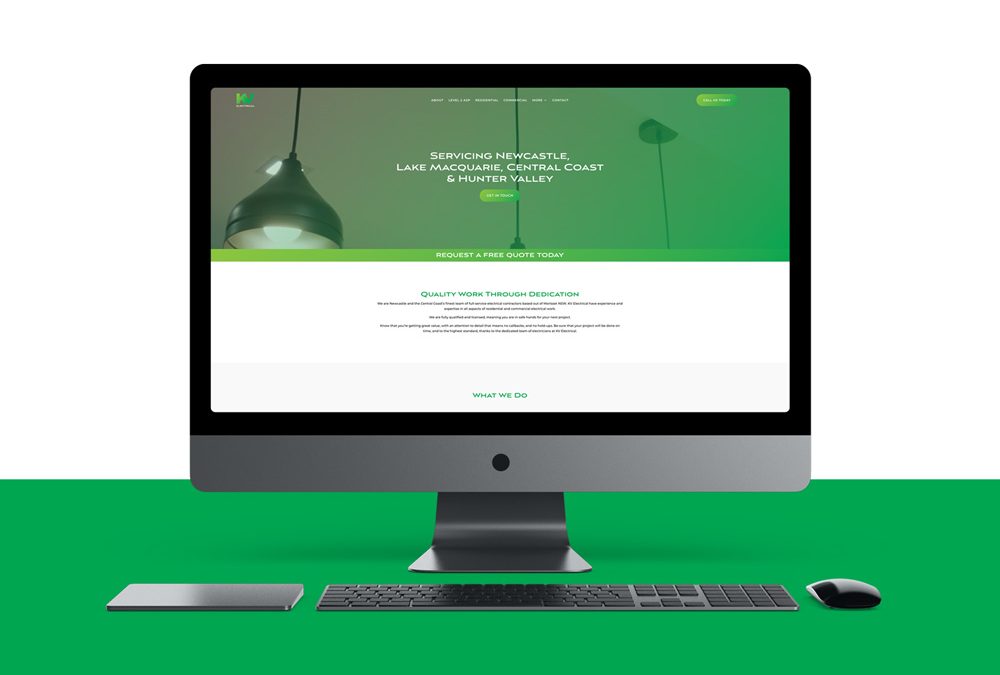 Website Design for KV Electrical