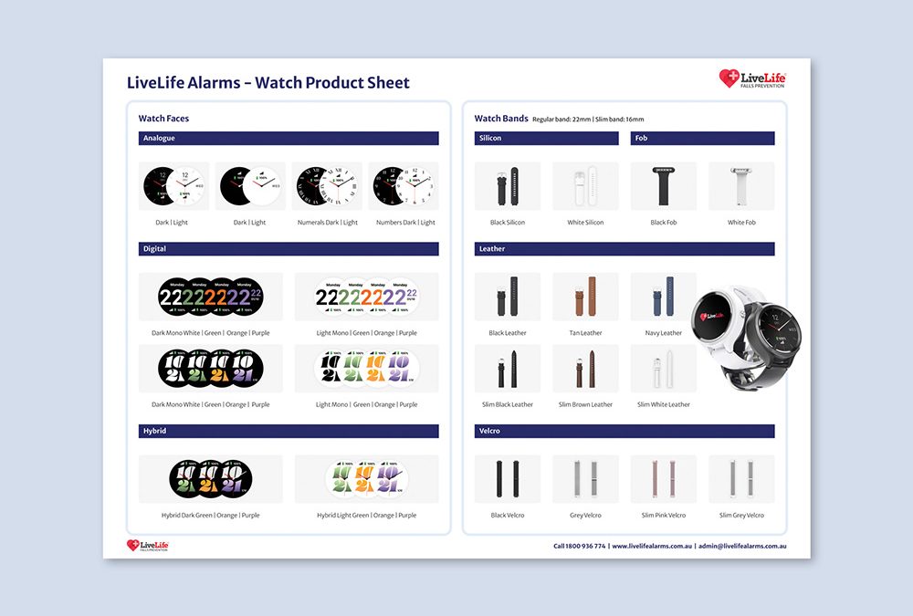 LiveLife Alarms Product Sheet