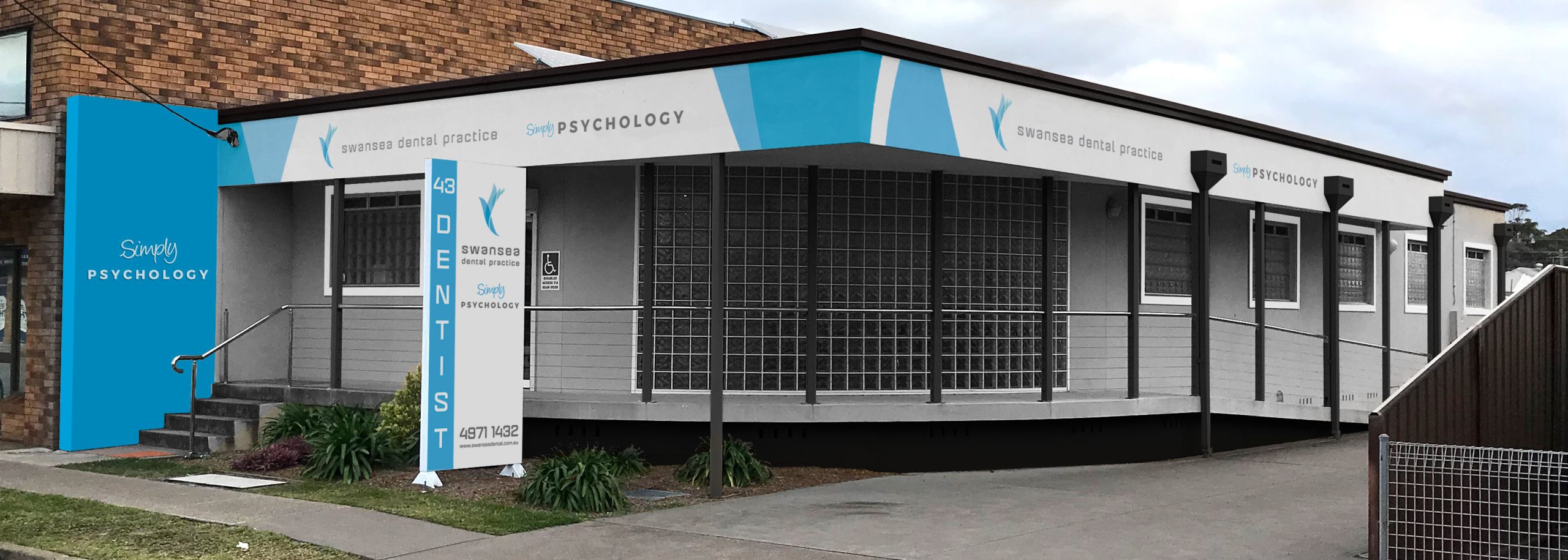 Signage Design for Swansea Dental Practice and Simply Psychology