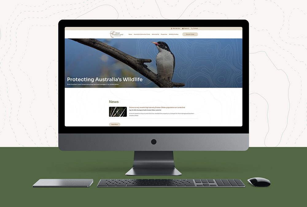Website Design for Great Southern Land Conservancy