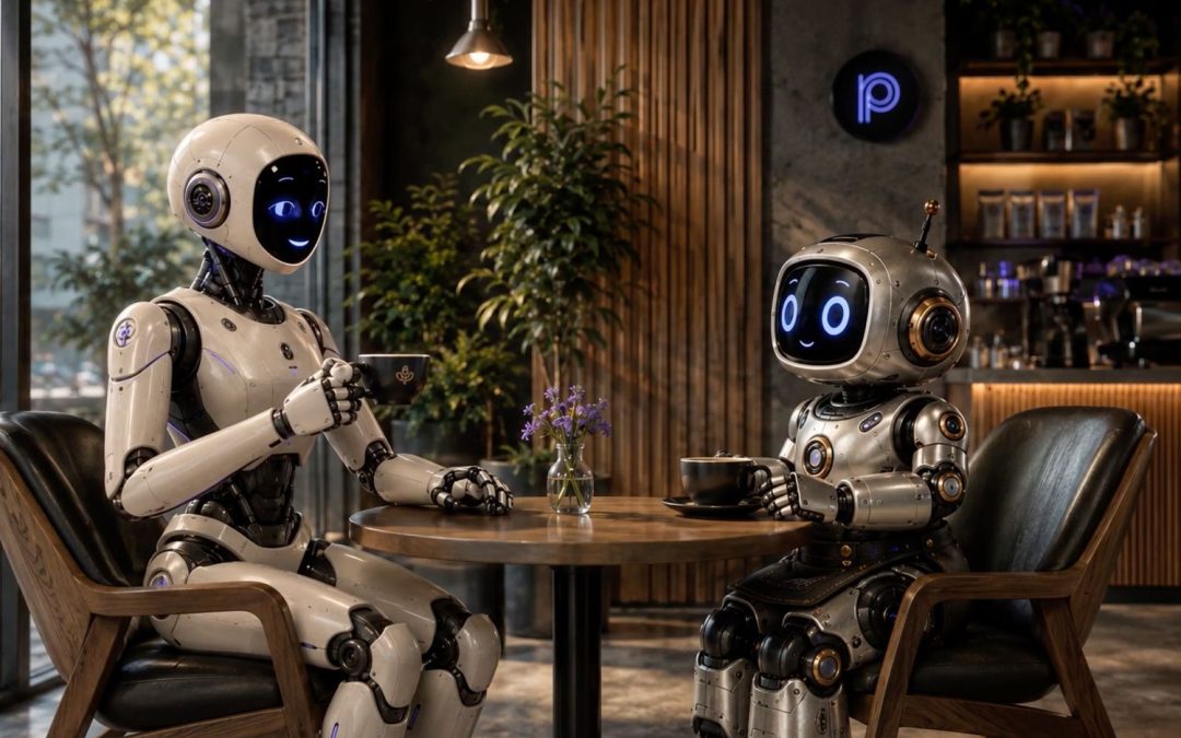 When Two Robots Had Coffee: A psyborg® Short Film About Creativity and AI